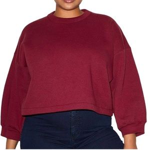 AMERICAN APPAREL Flex 3/4 Balloon Sleeve Top